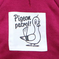 HKM-286867 Fleece Printed Kangaroo Pocket Pet Sweatshirt in Navy Blue and Maroon ¨C Sizes XS to L
