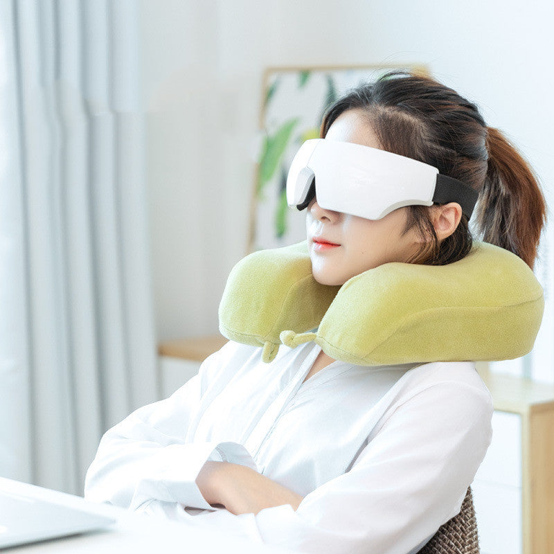 HKM-475411 Heated Eye Mask for Relaxation and Travel – USB Rechargeable Sleep Mask with Light Shield