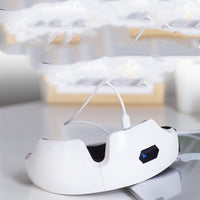 HKM-475411 Heated Eye Mask for Relaxation and Travel – USB Rechargeable Sleep Mask with Light Shield