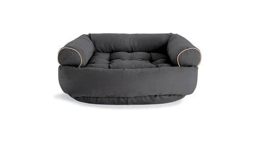 HKM-901331 Thickened Four Seasons Pet Sleeping Mat - Lightweight Cloth Dog Kennel Mat in Light and Dark Gray