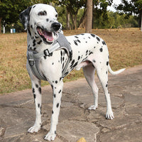 HKM-093523 Reflective Adjustable Chest Strap Harness for Dogs - High Density Nylon Material, Sizes S to XXL