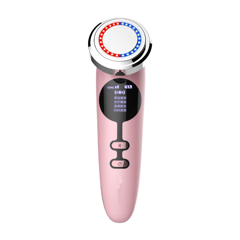 HKM-343187 Home Color Light Cosmetic Device for Cleansing, Phototherapy, Warm Lift, and EMS Firming