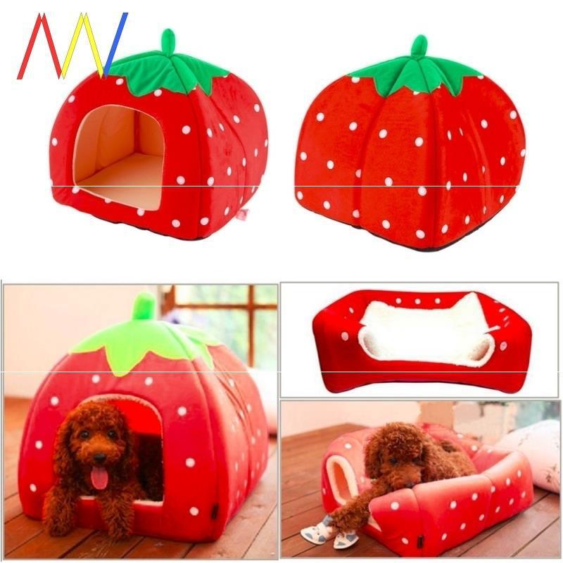 HKM-259475 Pineapple and Orange Cloth Pet Bed for Small Pets - Multiple Sizes Available