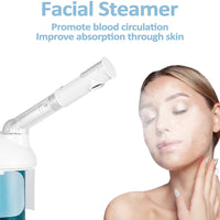 HKM-218067 2-in-1 Hair and Facial Steamer with Hot Mist Hydration System for Personal Care