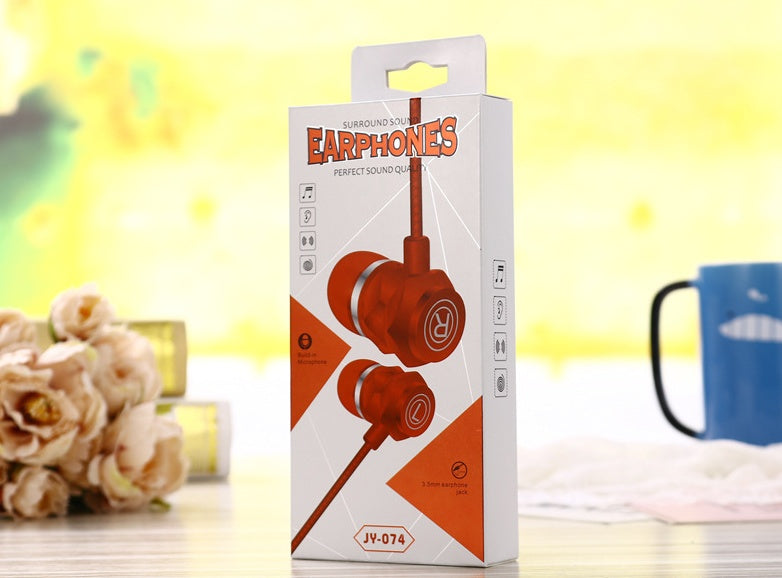 KTX-704211 Wired In-Ear Headphones with Microphone for PC, 3.5mm Plug, 20-2000 Hz Frequency Response