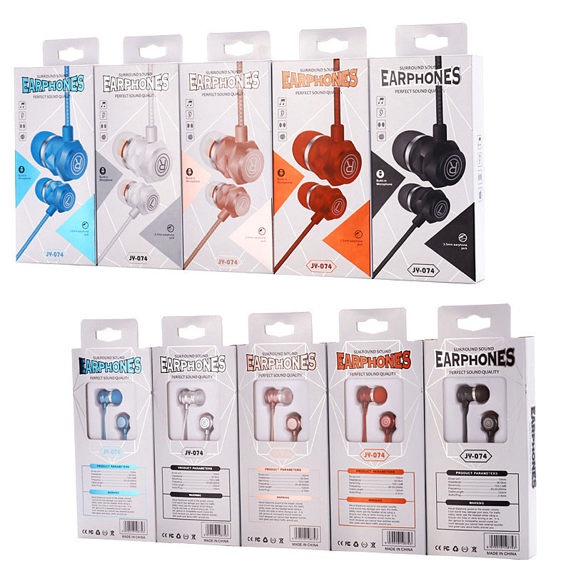 KTX-704211 Wired In-Ear Headphones with Microphone for PC, 3.5mm Plug, 20-2000 Hz Frequency Response