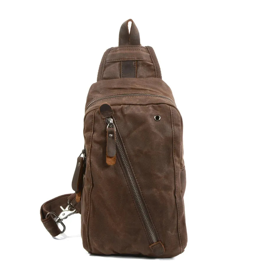 HKM-467475 Large Capacity Canvas Crossbody Bag for Men