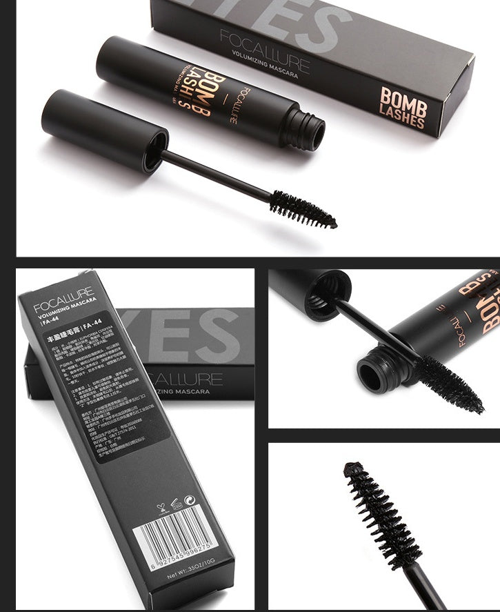 HKM-643027 Waterproof Long-Curling Mascara with Soft Brush Head for Defined, Voluminous Lashes