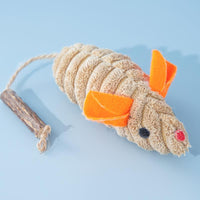 HKM-054483 Cat Interactive Toys with Squeaking Mice, Catnip & Silvervine for Play and Dental Care