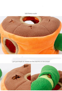 HKM-726483 Durable Suede Chew Toy for Indoor Dog Play