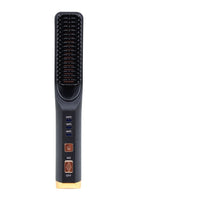 HKM-017875 Rechargeable Multi-Functional Hair Comb with 3 Temperature Settings and Mobile Charging Feature