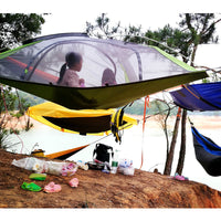 HKM-505171 Elevate Your Outdoor Experience with an Off-Ground Hanging Tent for Camping and Adventure