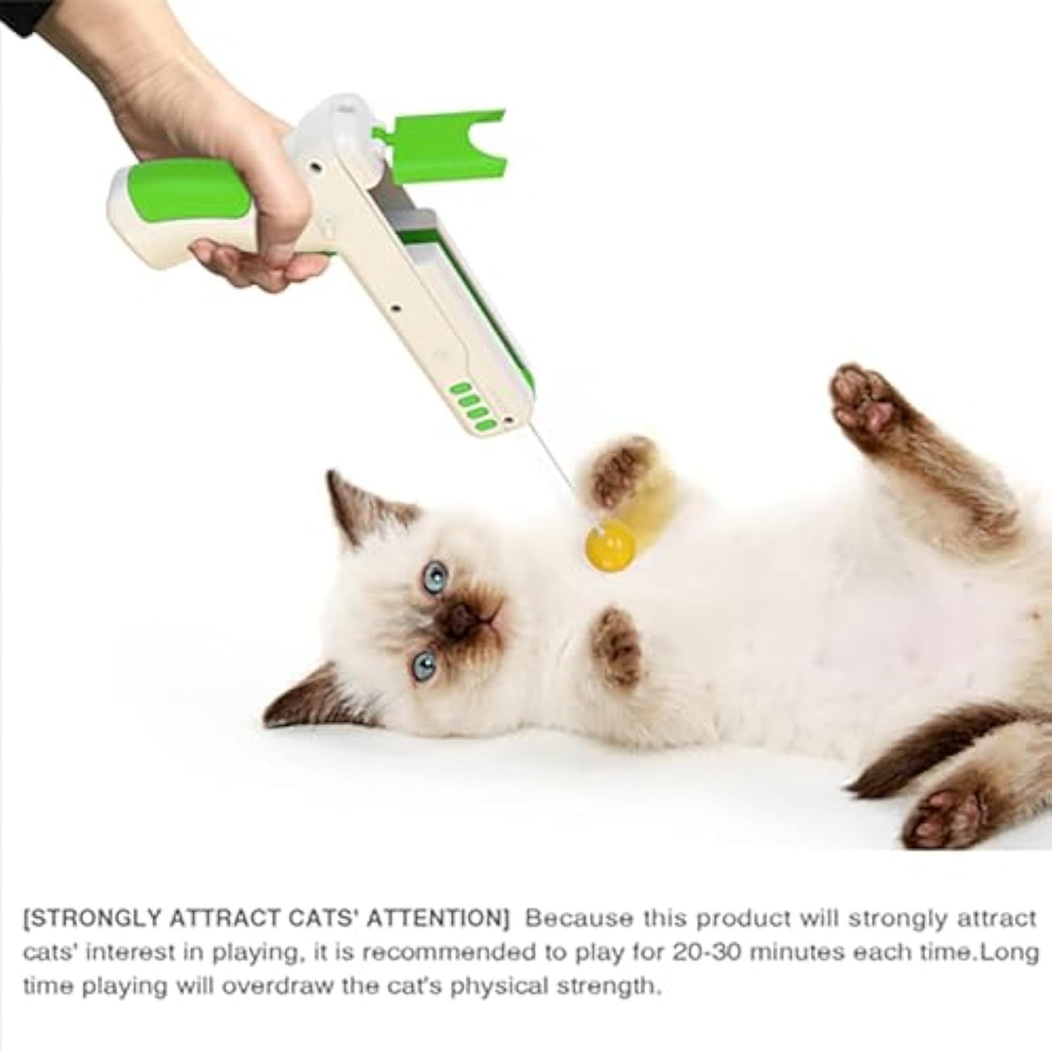HKM-053331 Interactive Feather Cat Teaser Stick for Engaging Playtime and Exercise