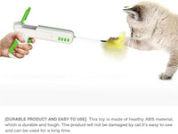 HKM-053331 Interactive Feather Cat Teaser Stick for Engaging Playtime and Exercise