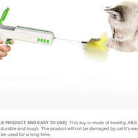 HKM-053331 Interactive Feather Cat Teaser Stick for Engaging Playtime and Exercise