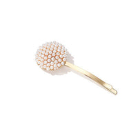 HKM-262675 Heart Shaped Pearl Hairpin for Women in Korean Style