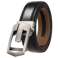 HKM-677587 Genuine Leather Automatic Men's Belt with Custom Logo - Model LY36-22059-1
