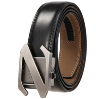 HKM-677587 Genuine Leather Automatic Men's Belt with Custom Logo - Model LY36-22059-1