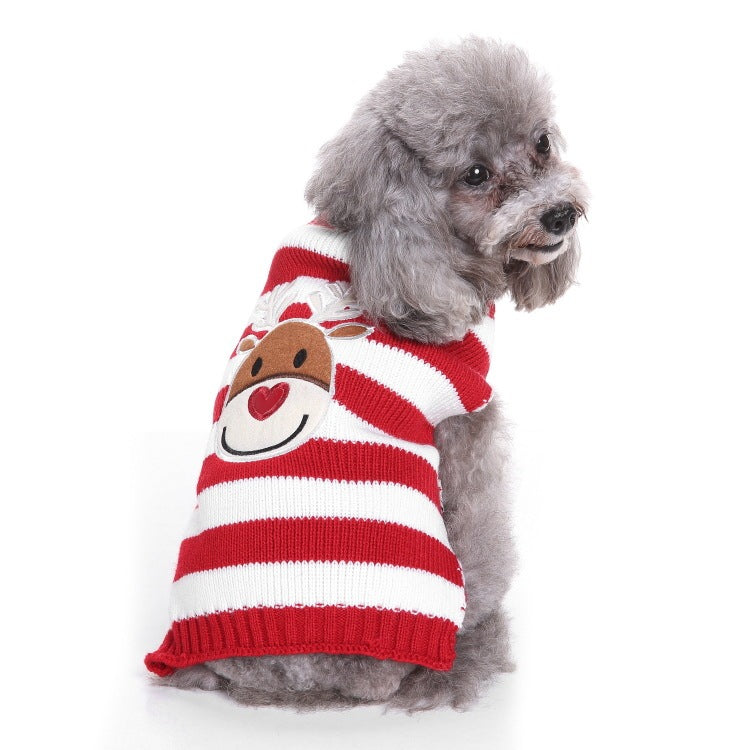JMT-996426 Cozy Wool Pet Sweater for Autumn and Winter - Stylish England Design