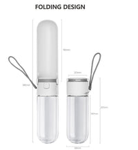 HKM-424787 Portable Pet Water Bottle - 420ml Plastic Hydration Cup for Dogs and Cats