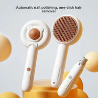 HKM-688979 Rechargeable Electric Pet Nail Trimmer and Grooming Comb for Cats and Dogs