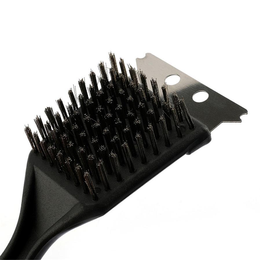 KTX-561491 Durable Wire Bristle BBQ Grill Cleaning Brush for Home and Outdoor Use