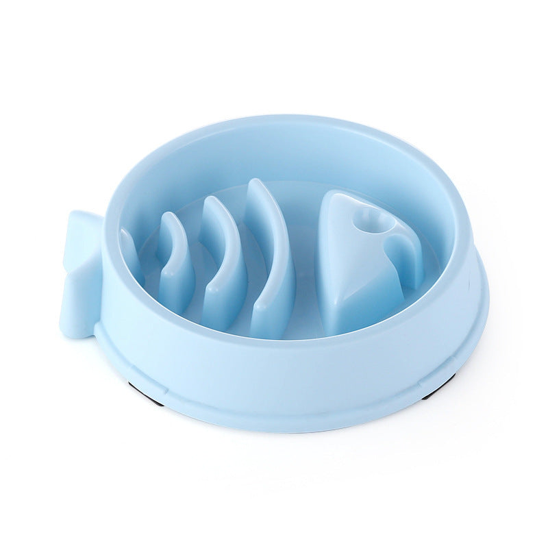 HKM-488019 Eco-Friendly Anti-Skid Slow Feed Dog Bowl for Easy Cleaning and Comfort