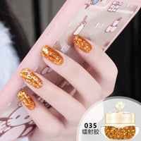 HKM-417363 Light Therapy Removable Adhesive Nail Polish Gel – 1-48 Colors, 10g Tapered Gel Treatment