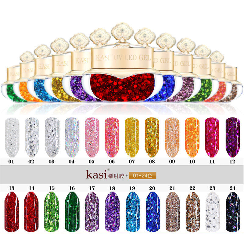 HKM-417363 Light Therapy Removable Adhesive Nail Polish Gel – 1-48 Colors, 10g Tapered Gel Treatment