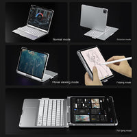 HKM-329043 Rotatable iPad Keyboard Case with Power Bank