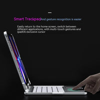HKM-820563 Rotatable iPad Keyboard Case with Power Bank