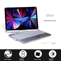 HKM-951635 Rotatable iPad Keyboard Case with Power Bank