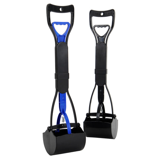 HKM-1003325 Pet Dog Toilet Picker with Clamp - 60cm Length, Sapphire Blue or Black