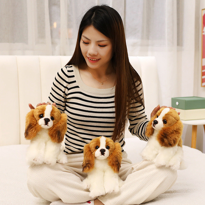 HKM-3844285 Beagle Plush Toy Simulation Doll – Cute Companion for Elderly & Children, 20cm