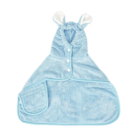 HKM-4478397 Universal Breathable Bathrobe for Pets - Comfortable and Absorbent Drying Towel for Cats and Dogs