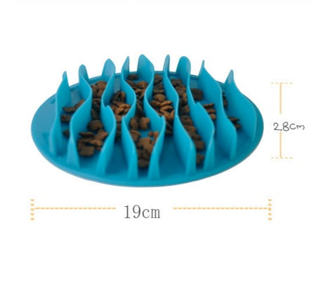 HKM-4947005 Silicone Slow Food Wave Bowl for Controlled Eating