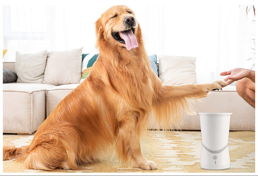 HKM-4956605 Electric Pet Foot Washer - ABS Material, Compact Design, Easy to Use, 11.5 cm Diameter, 17.5 cm Height