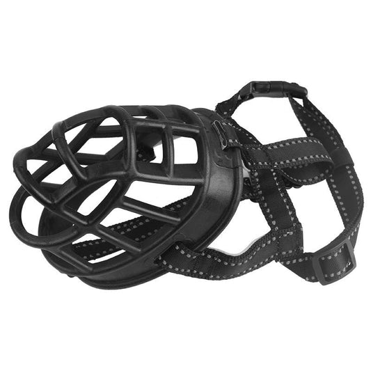 HKM-5777597 Silicone Mouth Cover for Medium and Large Dogs - Anti-Eating, Barking, and Biting Mask