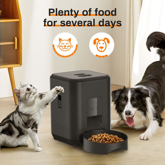 HKM-6028349 Automatic Pet Feeder with Intelligent Timing and Remote Control for Cats