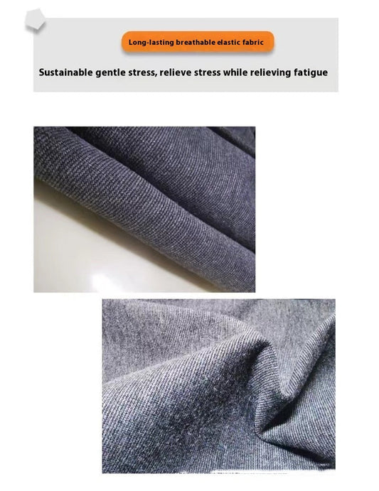 HKM-9196989 Cozy Dog Anxiety Jacket - Warm Vest in Heather Gray for All Sizes