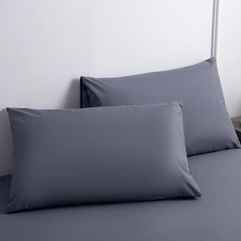 KTX-000019 Solid Color Waterproof Chemical Fiber Pillowcase for Home Textile Bedding