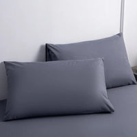 HKM-000019 Solid Color Waterproof Chemical Fiber Pillowcase for Home Textile Bedding