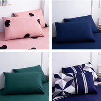 HKM-000019 Solid Color Waterproof Chemical Fiber Pillowcase for Home Textile Bedding