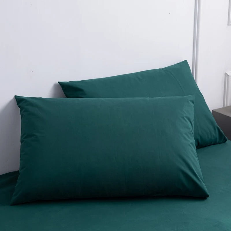 KTX-000019 Solid Color Waterproof Chemical Fiber Pillowcase for Home Textile Bedding