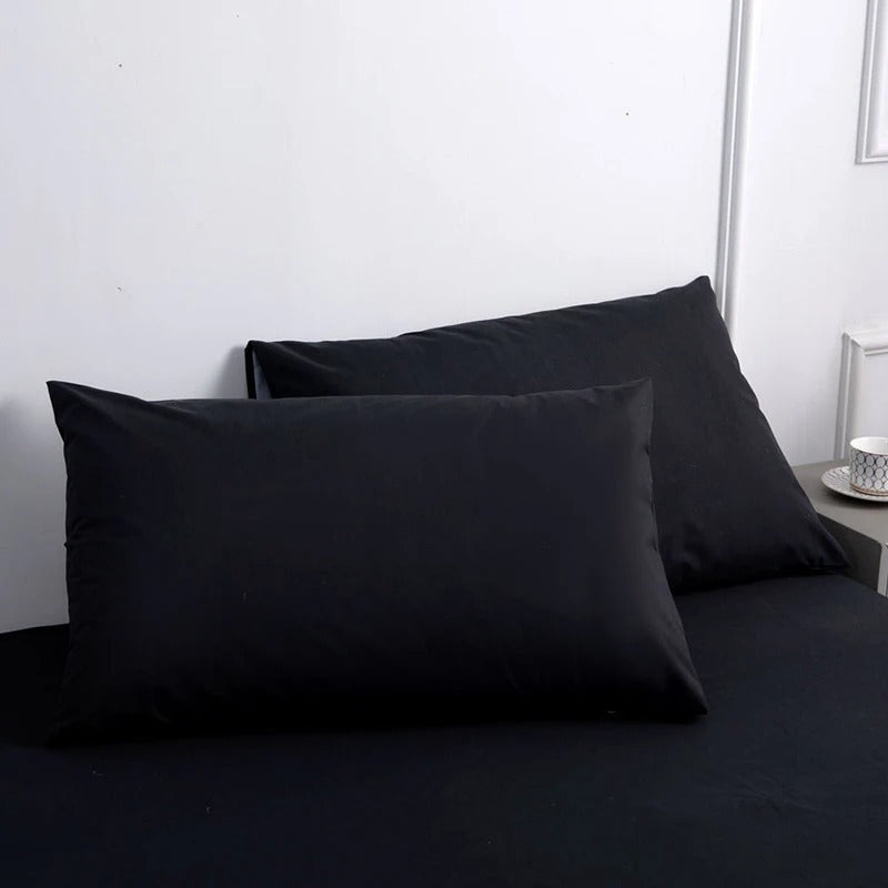 KTX-000019 Solid Color Waterproof Chemical Fiber Pillowcase for Home Textile Bedding