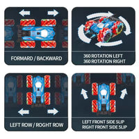 HKM-000211 Remote Control Stunt Car with Lights, Music, Spray, and Gesture Control - 360° Rotation, Indoor/Outdoor Fun