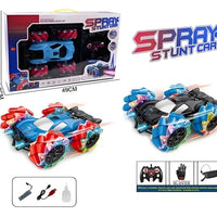 HKM-000211 Remote Control Stunt Car with Lights, Music, Spray, and Gesture Control - 360° Rotation, Indoor/Outdoor Fun