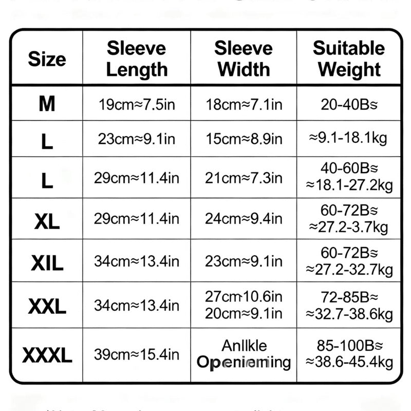 KTX-000275 Durable Pet Recovery Suit with Wear-resistant Sleeves and Adjustable Design for Joint Protection