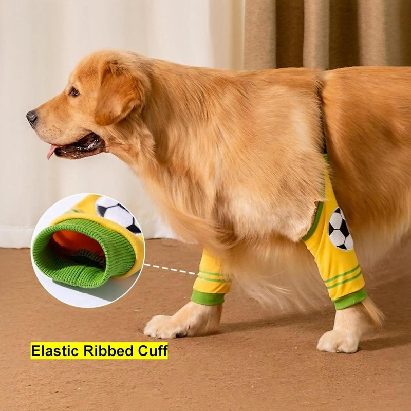 KTX-000275 Durable Pet Recovery Suit with Wear-resistant Sleeves and Adjustable Design for Joint Protection