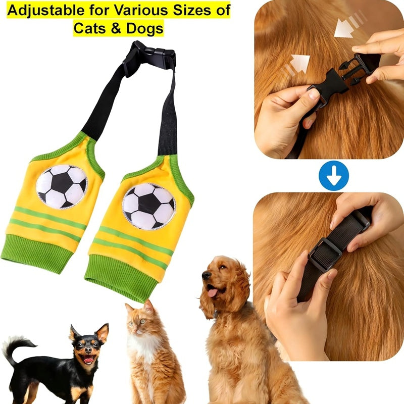 KTX-000275 Durable Pet Recovery Suit with Wear-resistant Sleeves and Adjustable Design for Joint Protection